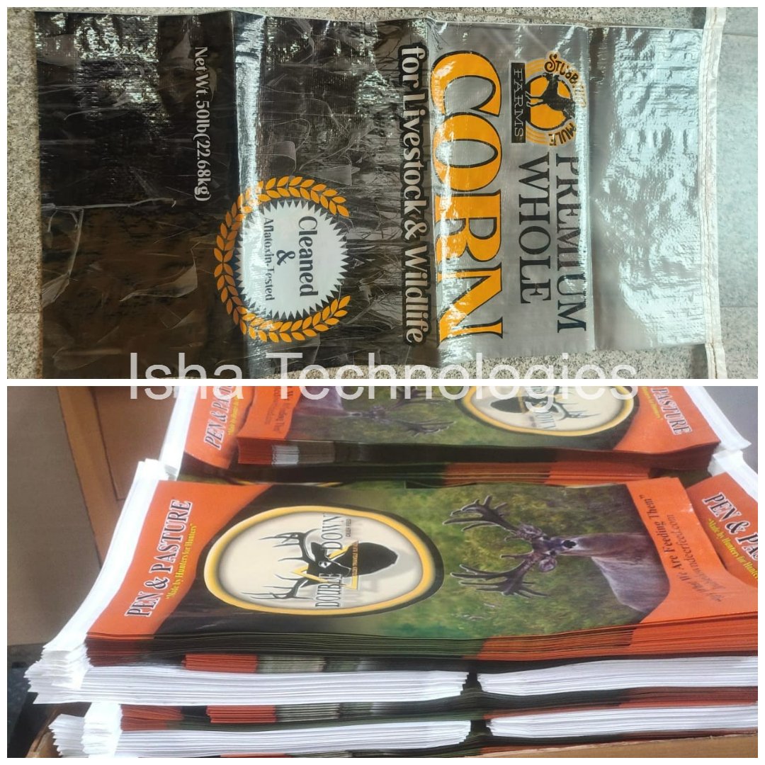 BOPP bags for rice, fertilizer and food packaging – ISHA Technologies